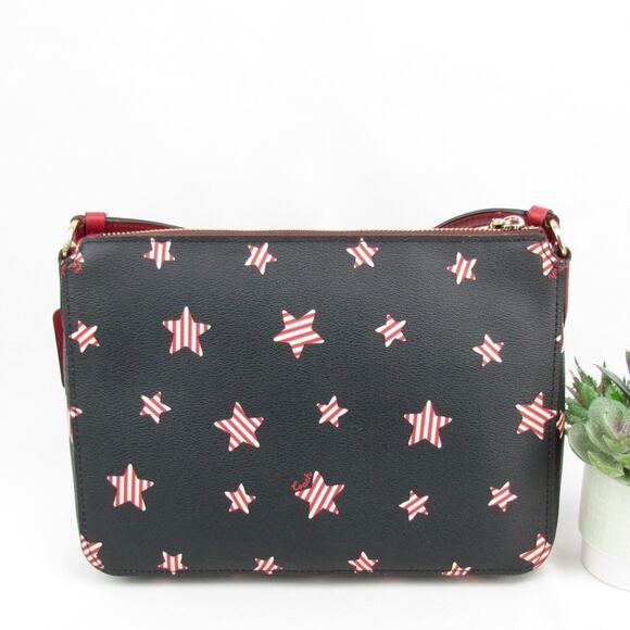 Coach Gallery File Bag With Americana Star Print - Picture 4 of 9